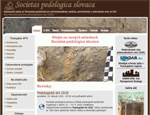 Tablet Screenshot of pedologia.sk